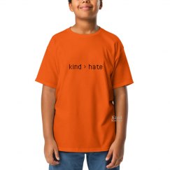 Kind greater than Hate youth tee