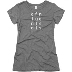 Ladies Slim Fit Super Soft Triblend Tee
