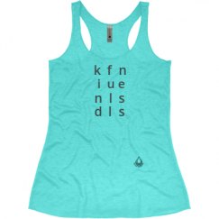 Ladies Slim Fit Super Soft Racerback Triblend Tank