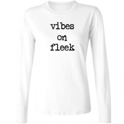 Ladies Relaxed Fit Basic Long Sleeve Tee