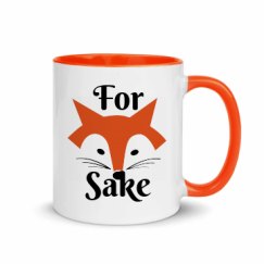 11oz Ceramic Mug with Color Inside