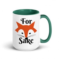 15oz Ceramic Mug with Color Inside