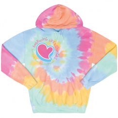 Unisex Tie-Dye Fleece Hoodie