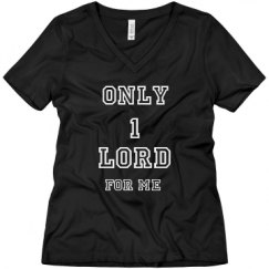 Ladies Relaxed Fit V-Neck Tee