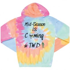 Unisex Tie-Dye Fleece Hoodie