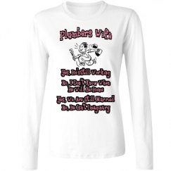 Ladies Relaxed Fit Basic Long Sleeve Tee