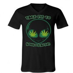 Unisex V-Neck Jersey Tee