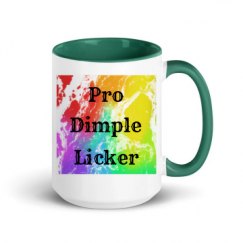 15oz Ceramic Mug with Color Inside