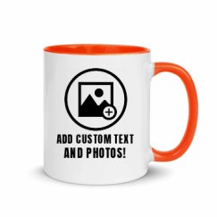 11oz Ceramic Mug with Color Inside