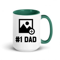 15oz Ceramic Mug with Color Inside