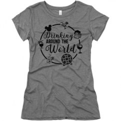 Ladies Slim Fit Super Soft Triblend Tee
