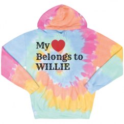 Unisex Tie-Dye Fleece Hoodie