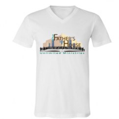 Unisex V-Neck Jersey Tee