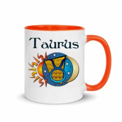 11oz Ceramic Mug with Color Inside