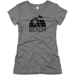 Ladies Slim Fit Super Soft Triblend Tee