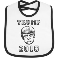 Infant Contrast Trim Bib