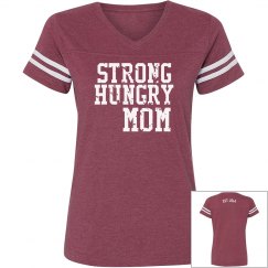 Strong Hungry MOM Vintage Sports Tee