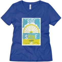 Ladies Relaxed Fit V-Neck Tee