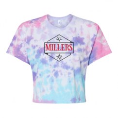 Women's Tie Dye Crop Top Tee