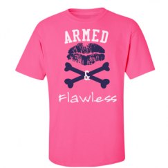 Unisex Ultra Cotton Safety Neon Crewneck Tee