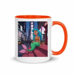 11oz Ceramic Mug with Color Inside