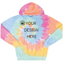 Unisex Tie-Dye Fleece Hoodie