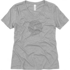 Ladies Relaxed Fit V-Neck Tee
