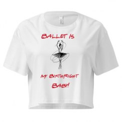 Ladies Festival Cali Crop Top Tee