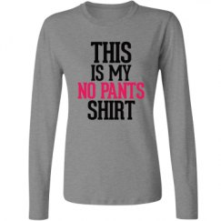Ladies Relaxed Fit Basic Long Sleeve Tee