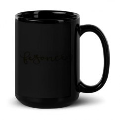 15oz Black Glossy Mug