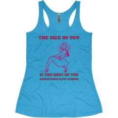 Ladies Slim Fit Super Soft Racerback Triblend Tank