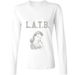 Ladies Relaxed Fit Basic Long Sleeve Tee