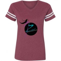Ladies Relaxed Fit Vintage Sports Tee