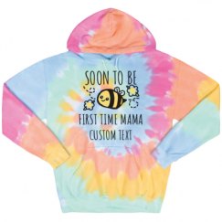 Unisex Tie-Dye Fleece Hoodie