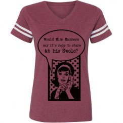 Ladies Relaxed Fit Vintage Sports Tee