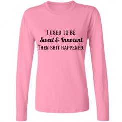 Ladies Relaxed Fit Basic Long Sleeve Tee