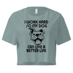 Ladies Festival Cali Crop Top Tee