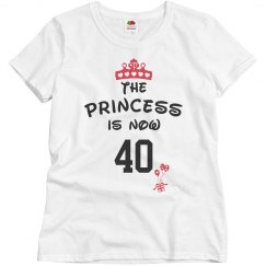 Princess is now 40