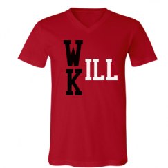 Unisex V-Neck Jersey Tee