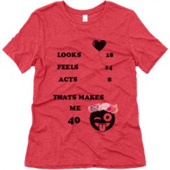 Ladies Relaxed Fit Super Soft Triblend Tee