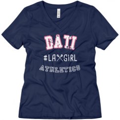 Ladies Relaxed Fit V-Neck Tee