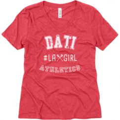 Ladies Relaxed Fit Super Soft Triblend V-Neck Tee