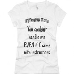 Ladies Slim Fit Basic Promo Jersey Tee