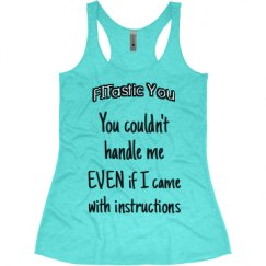 Ladies Slim Fit Super Soft Racerback Triblend Tank