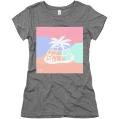 Ladies Slim Fit Super Soft Triblend Tee