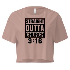 Ladies Festival Cali Crop Top Tee