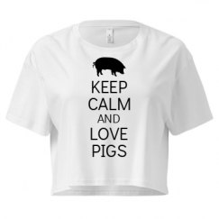 Ladies Festival Cali Crop Top Tee