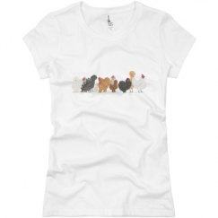 Ladies Slim Fit Basic Promo Jersey Tee