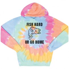 Unisex Tie-Dye Fleece Hoodie