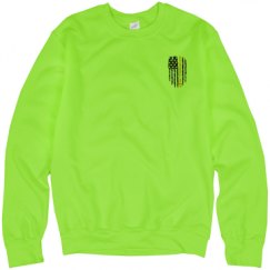 Unisex Neon Crewneck Sweatshirt